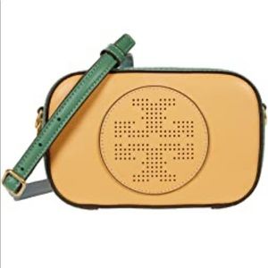 Tory Burch Jackfruit & Yellow Leather Bombe small bag